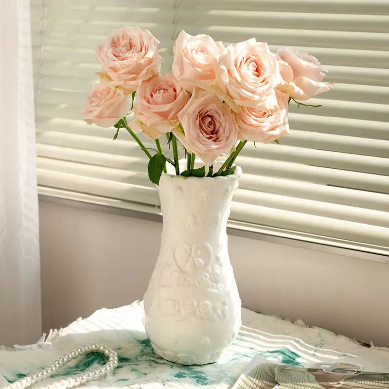 Charming Floral Accent Vase