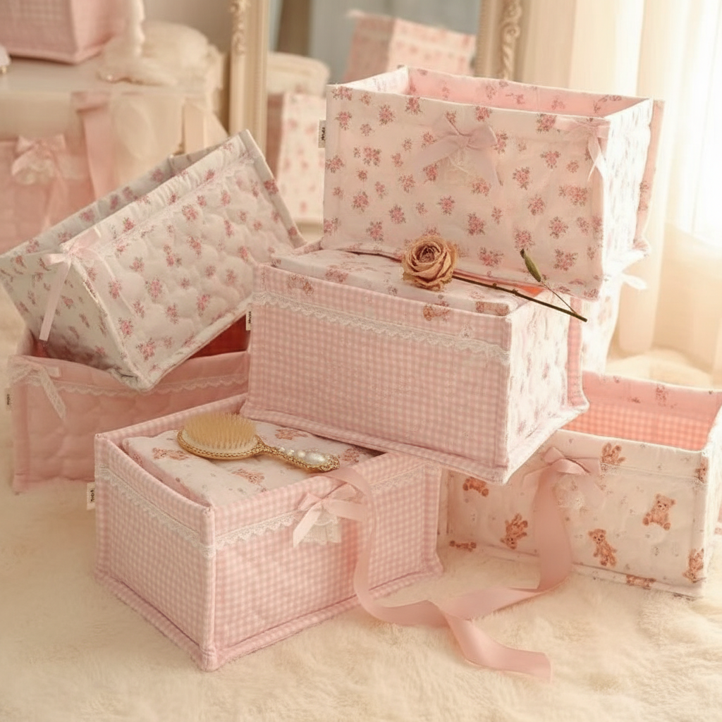 Chic Lace Storage Basket