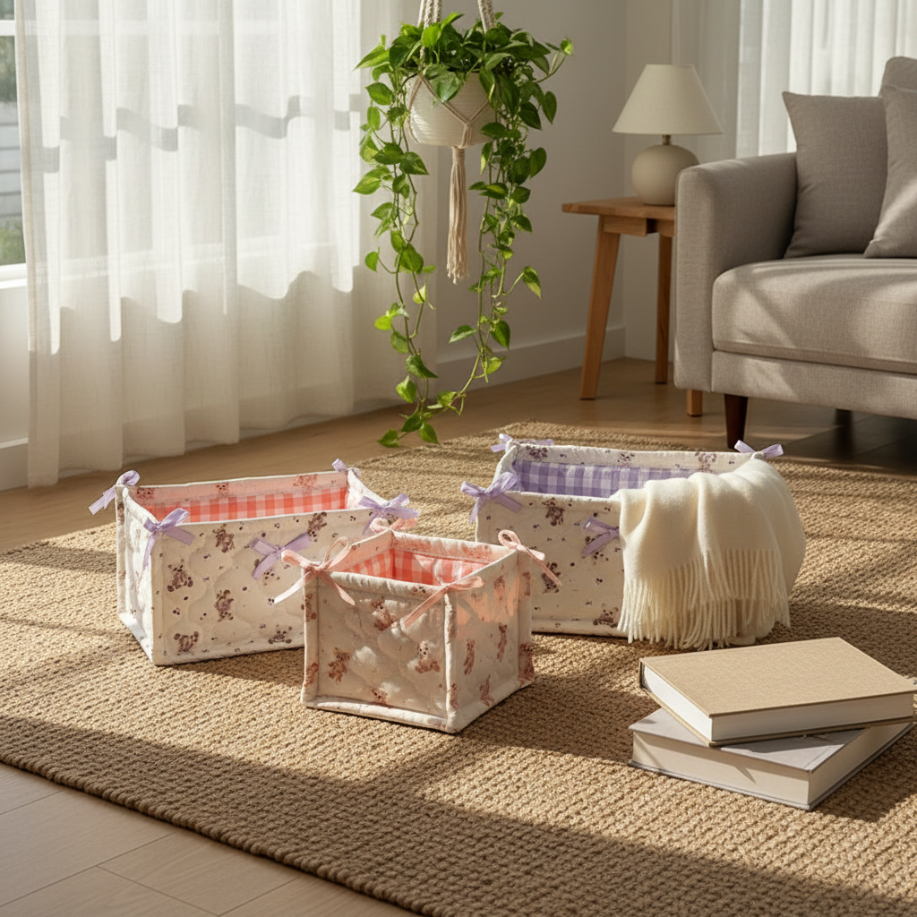 Chic Lace Storage Basket